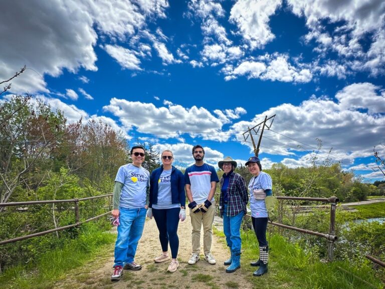 Serve with Liberty volunteers