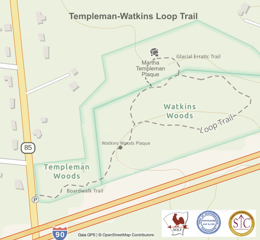Templeman Trail Map